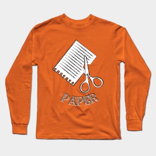 Paper and Scissors Long Sleeve T-Shirt